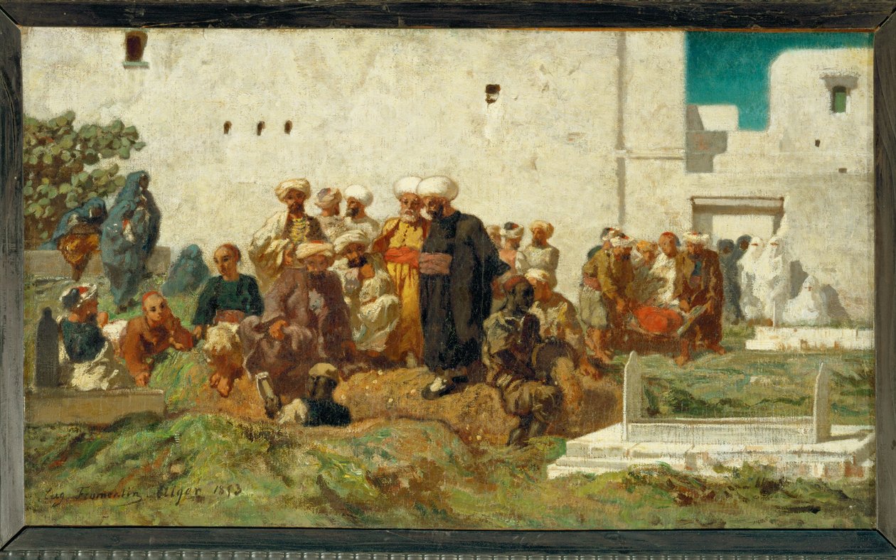 Maurische Beerdigung ... von Eugène Fromentin