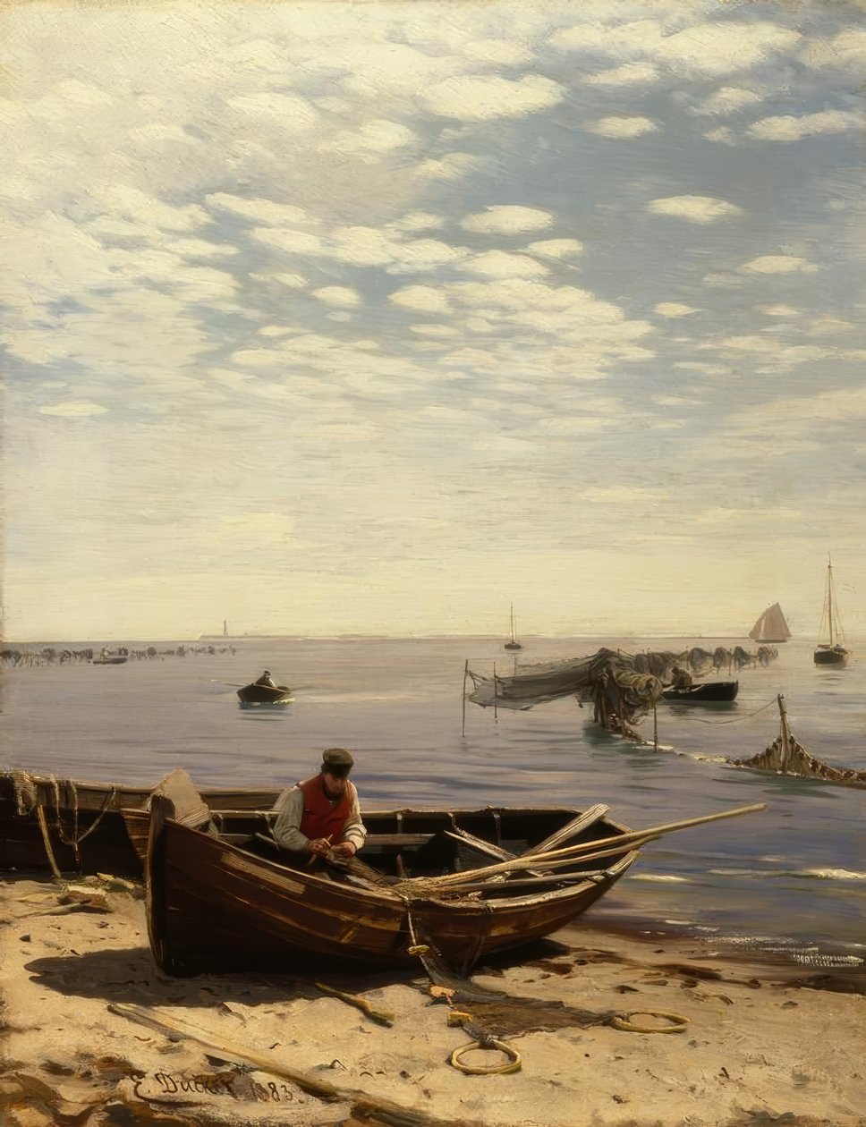 Ostseestrand von Eugene Gustav Dücker