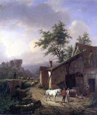 Auf dem Heimweg von Eugene Joseph Verboeckhoven