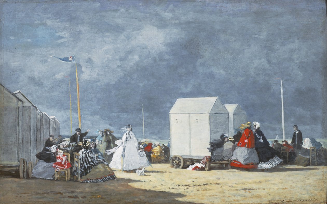 Nahender Sturm, 1864 von Eugene Louis Boudin