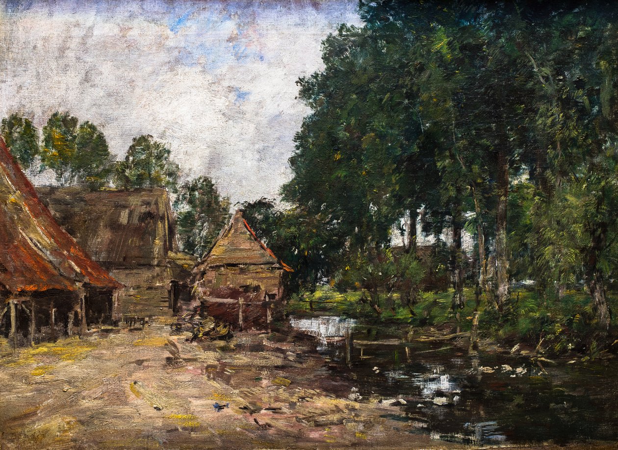 Bauernhof von Eugene Louis Boudin