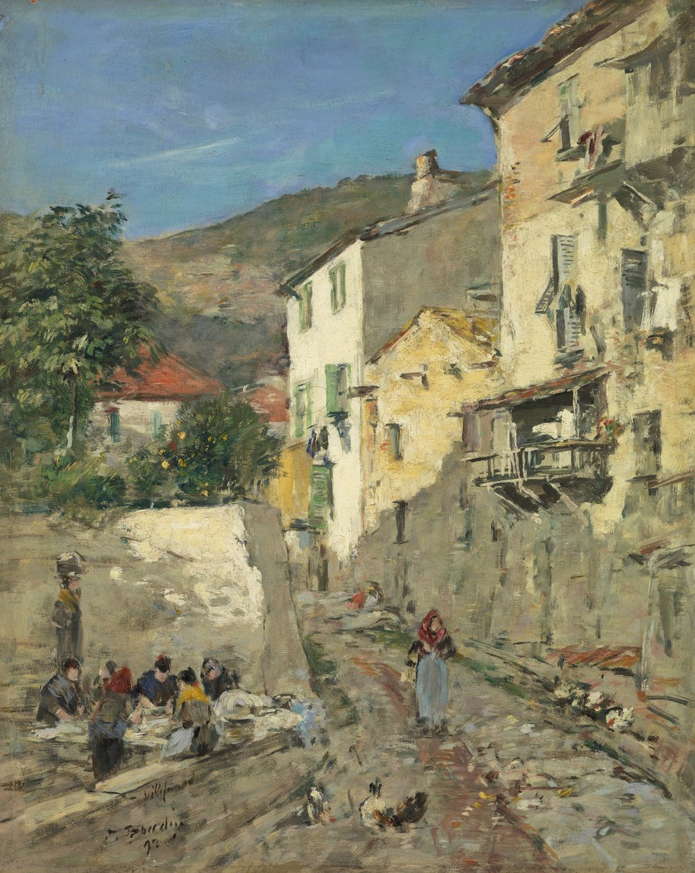 Villefranche von Eugene Louis Boudin