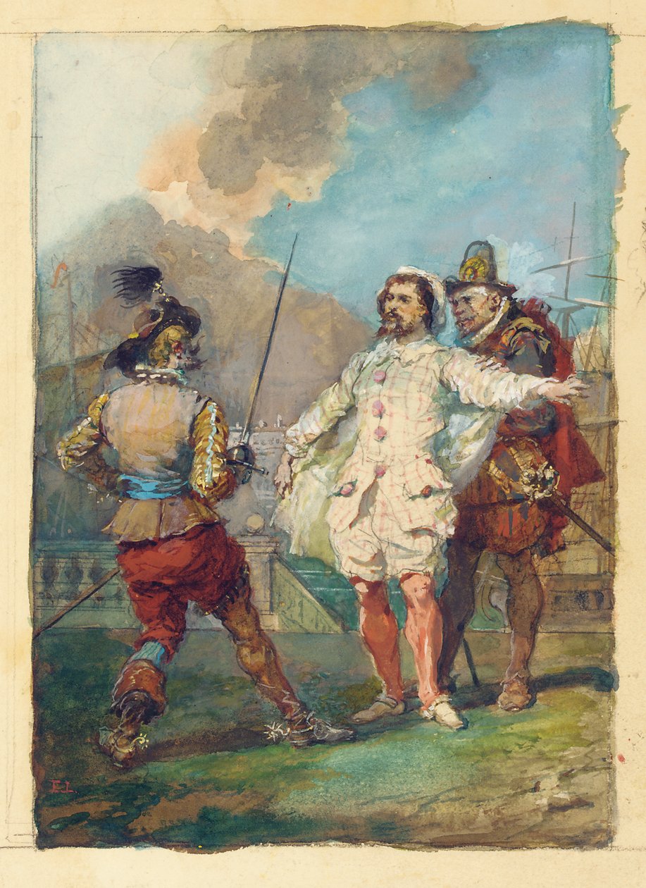 „Les Fourberies de Scapin“, nach Molière von Eugene Louis Lami