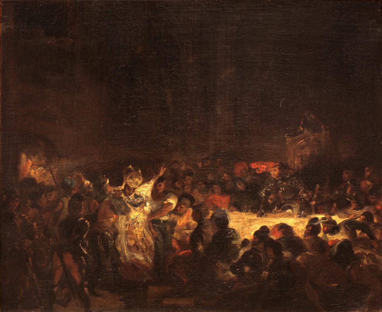 Ermordung des Bischofs von Lüttich von Ferdinand Victor Eugene Delacroix