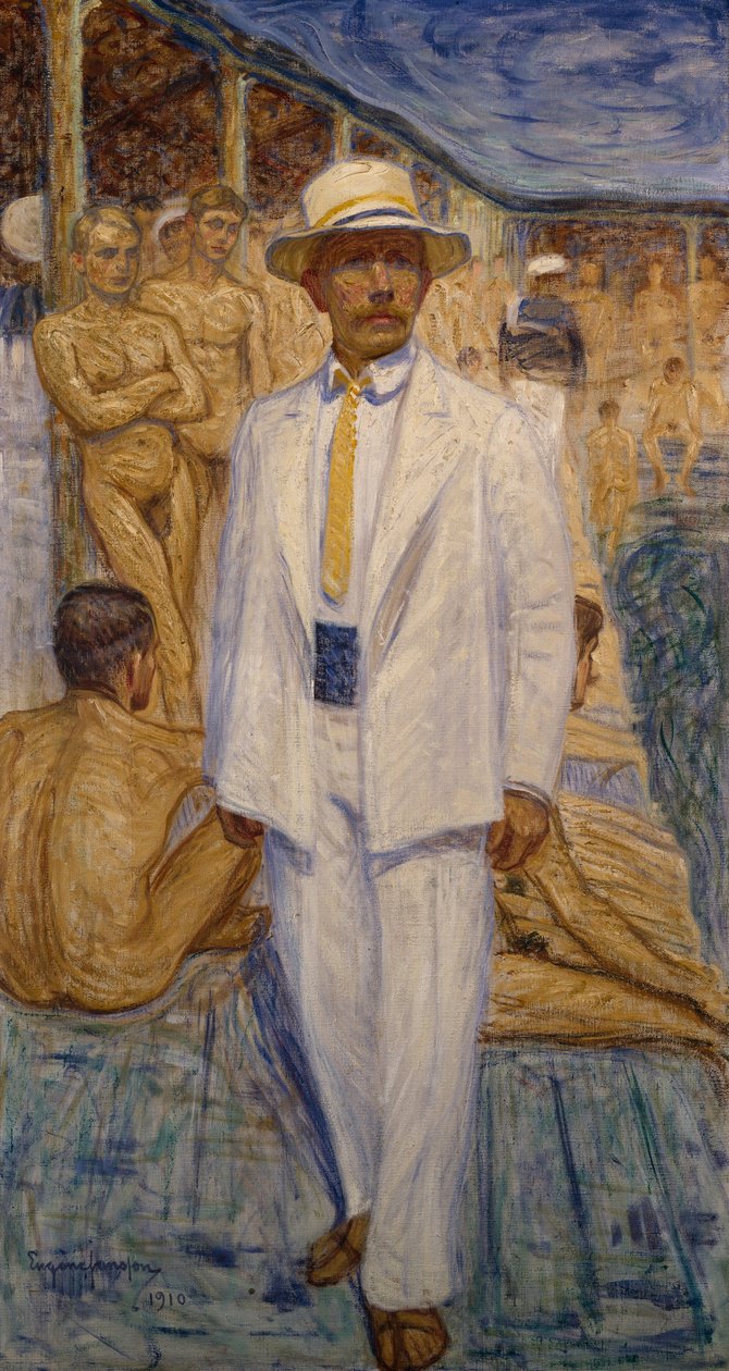 Selbstporträt von Eugène Jansson
