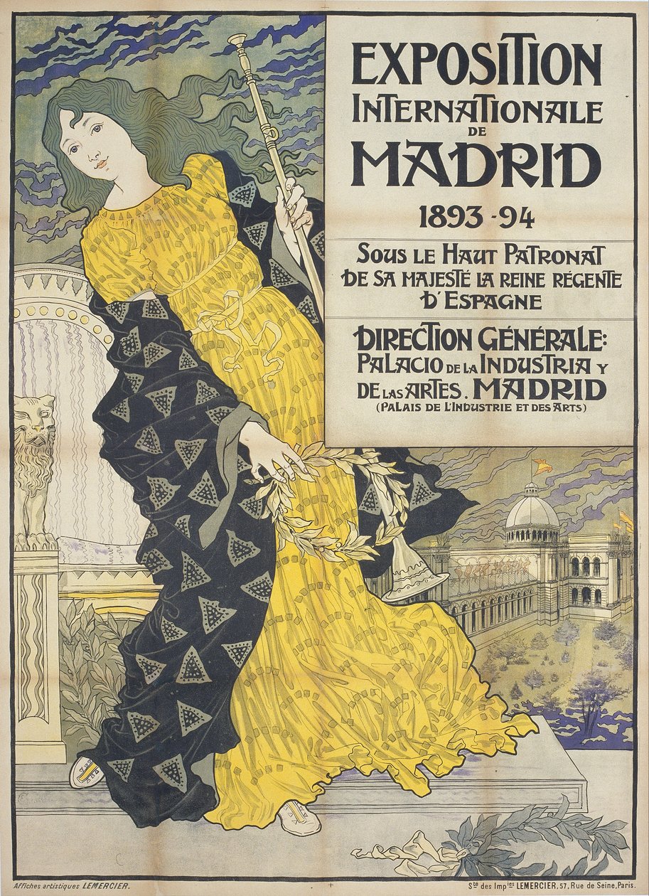 Exposition Internationale de Madrid von Eugene Grasset