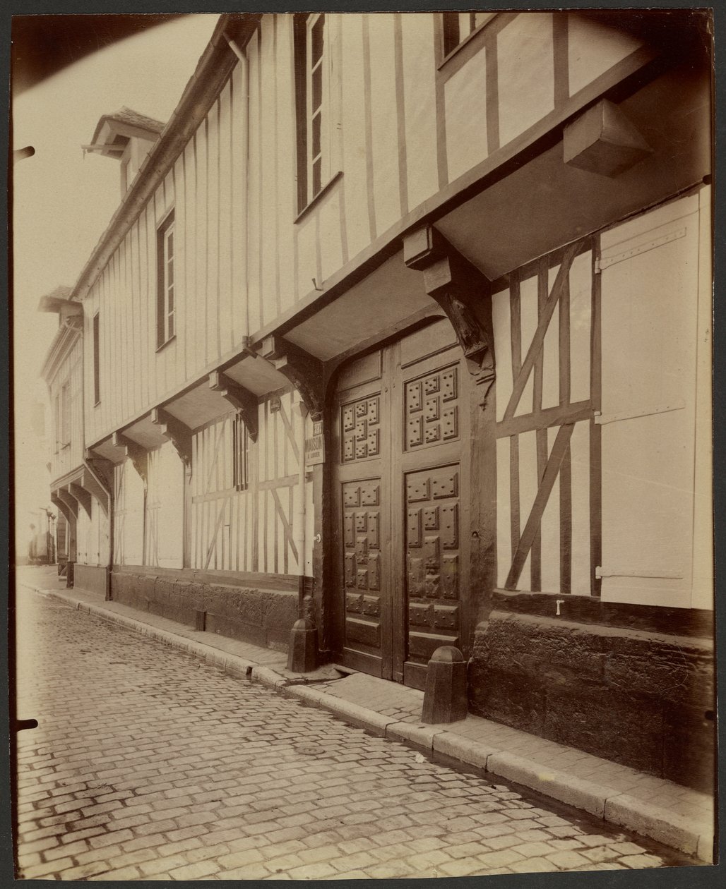 Beauvais, Haus, 27 Rue Pantaléon von Eugène Atget
