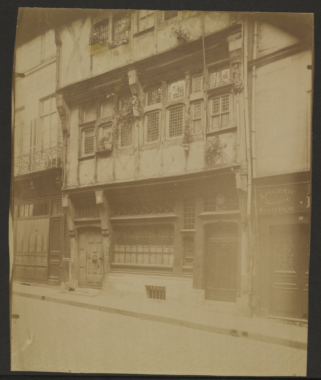 Rouen, Maison Rue Saint-Romain, 74 von Eugène Atget
