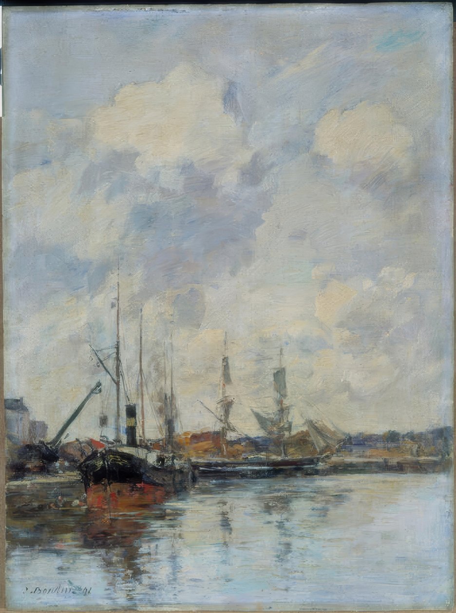 Das Hafenbecken von Eugène Boudin