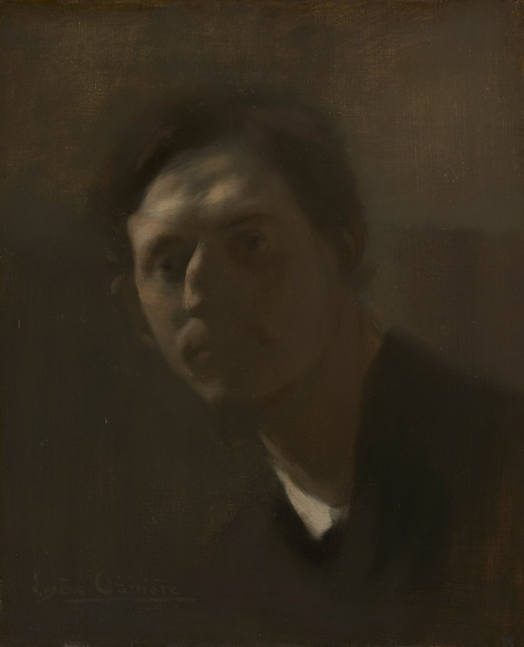 Armand Berton, um 1891 von Eugène Carrière