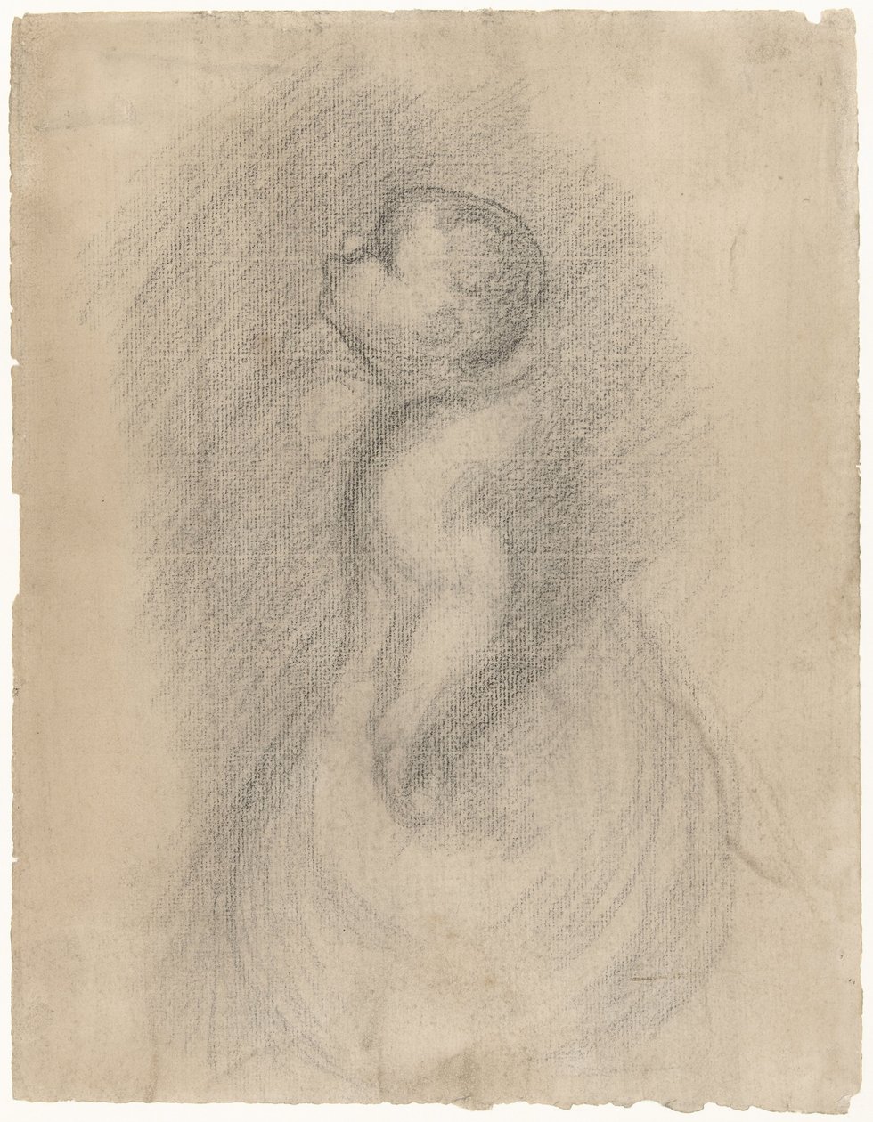 Baby, von der Seite gesehen von Eugène Carrière