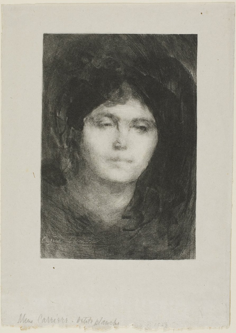 Madame Eugène Carrière von Eugène Carrière