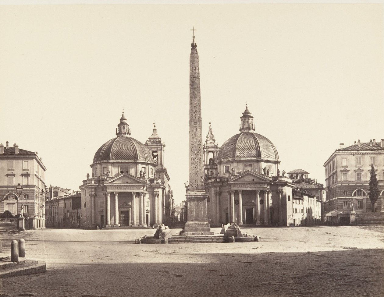 Piazza del Popolo von Eugène Constant