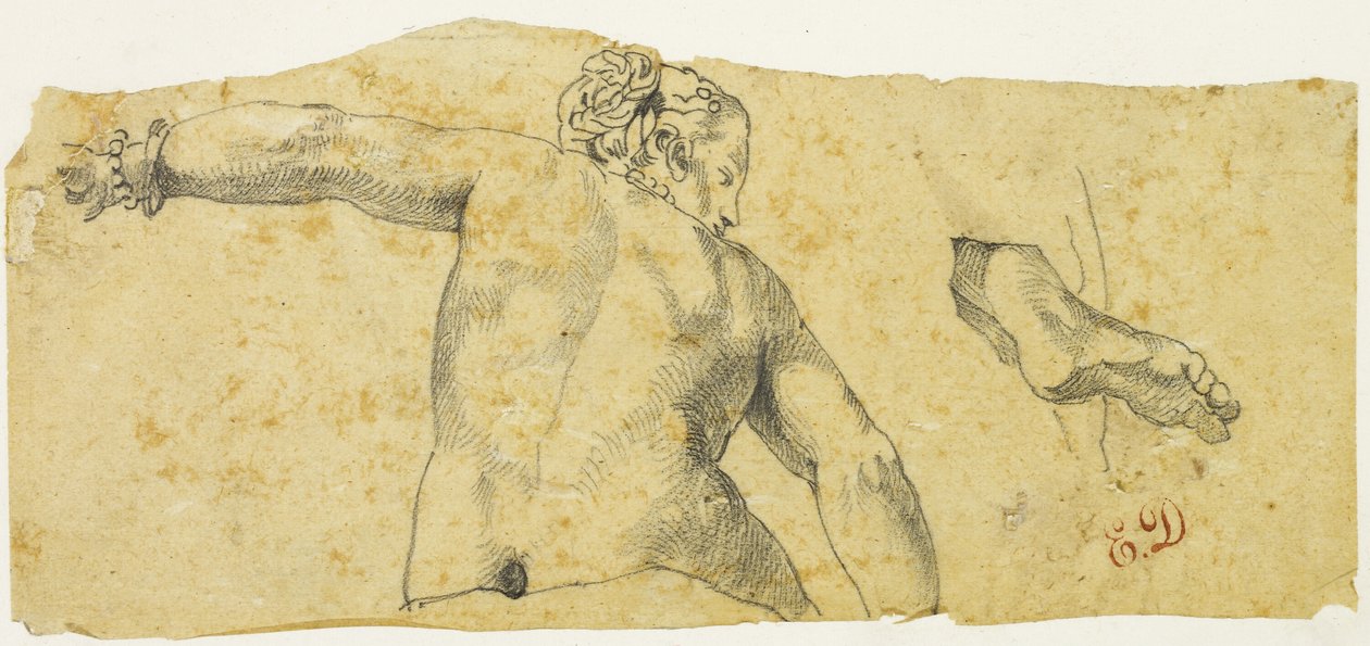 Allegorie der Liebe: Untreue von Eugène Delacroix