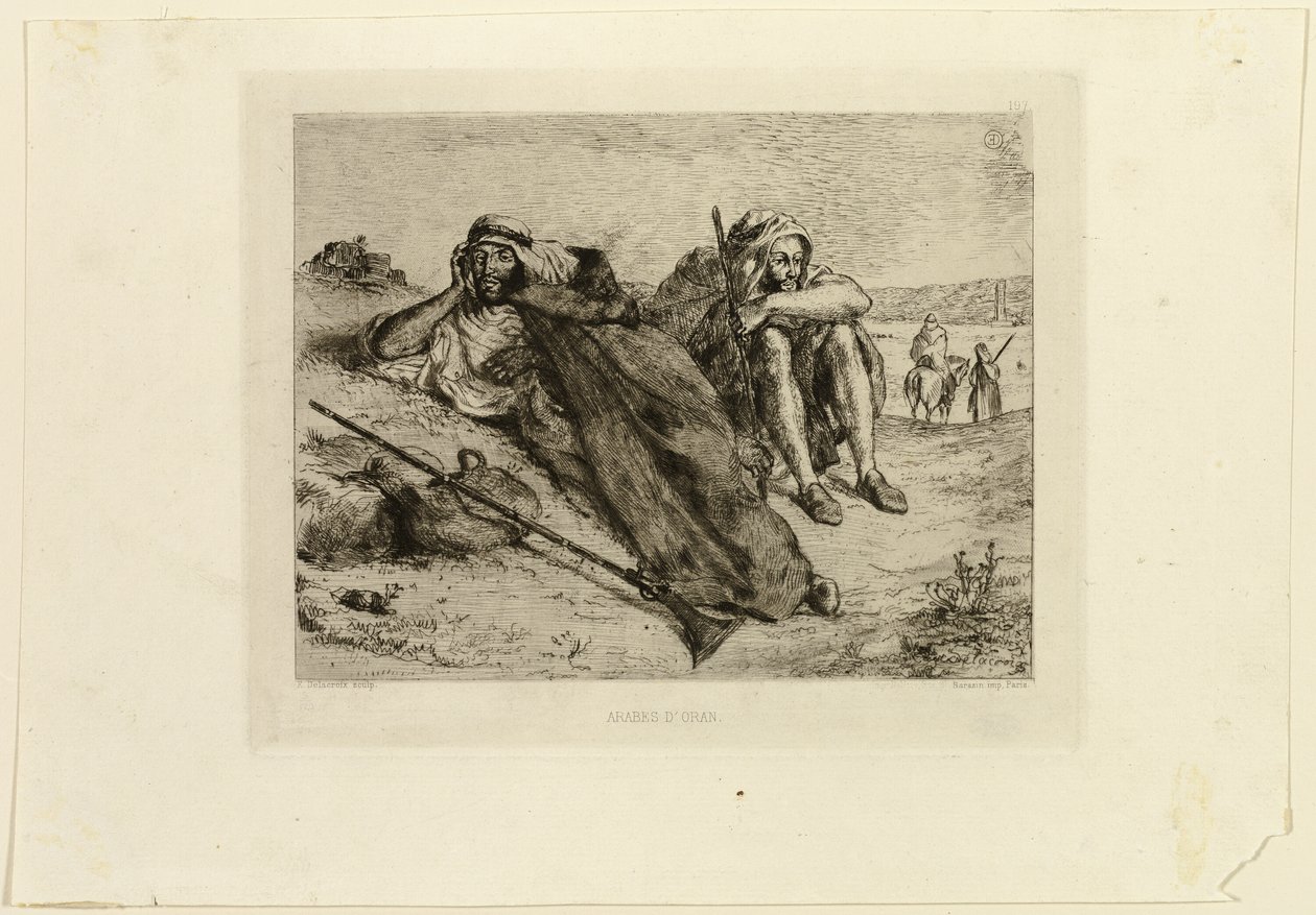 Araber von Oran von Eugène Delacroix