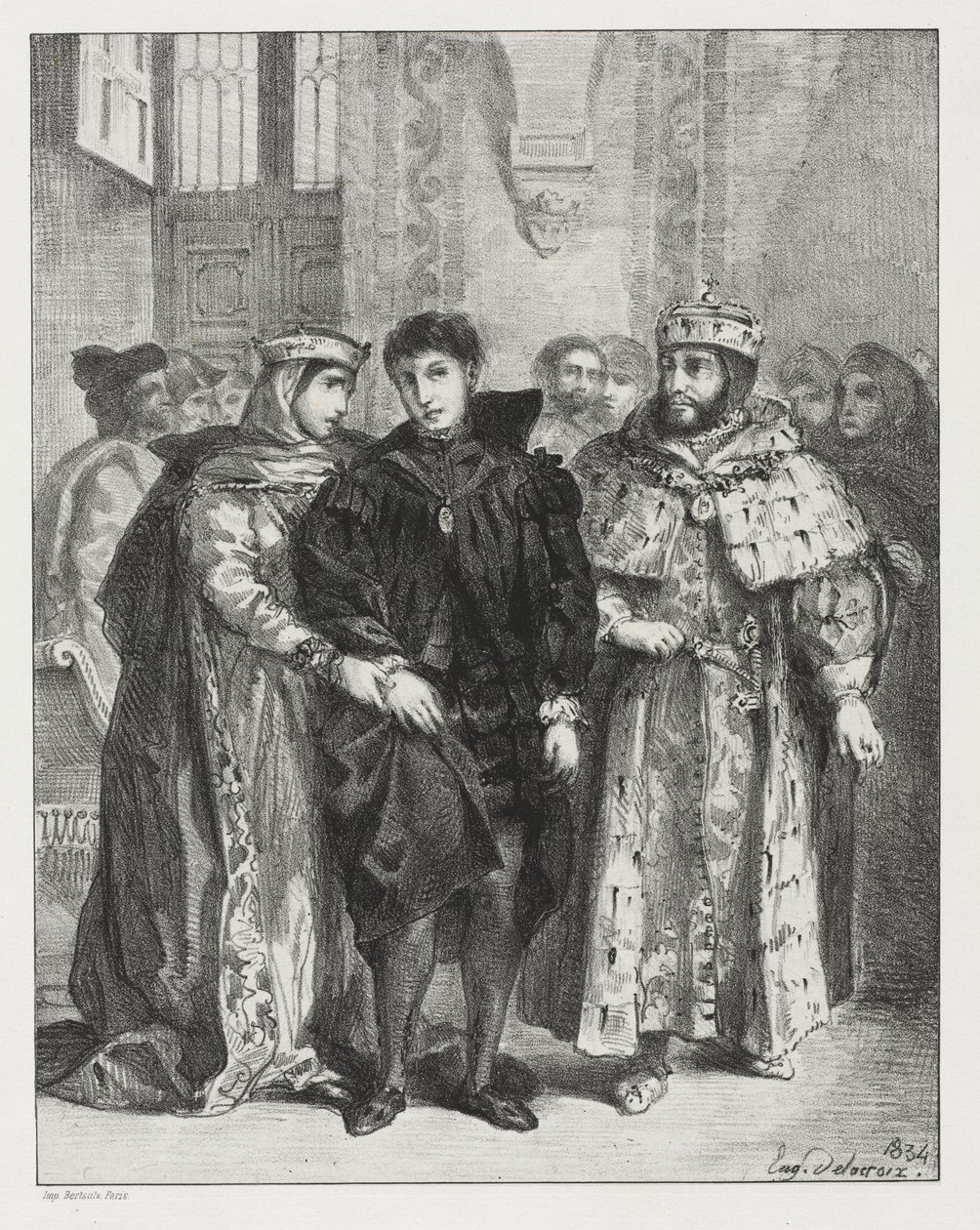 Hamlet von Eugène Delacroix