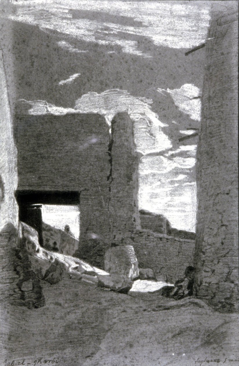 Bab el Gharrbi, Laghouat von Eugène Fromentin