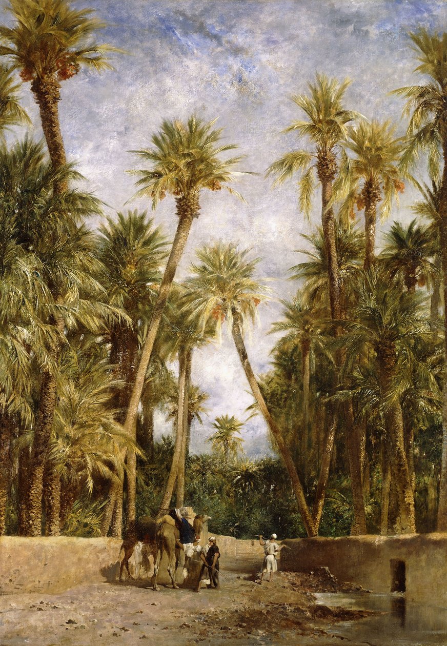 Oase bei Lagrount von Eugène Fromentin