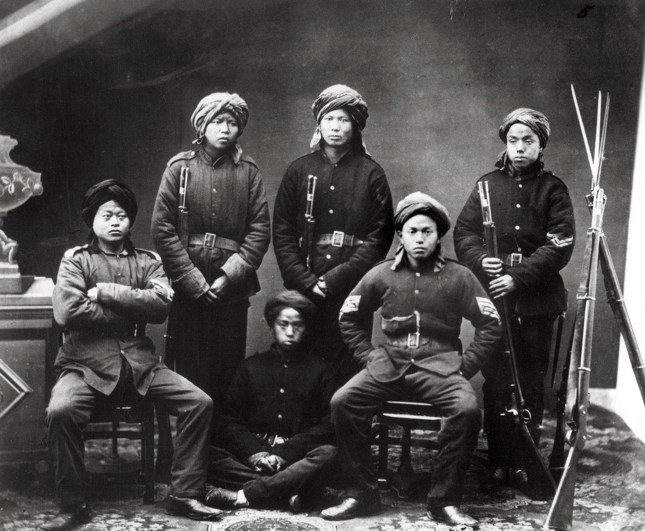 Leibwache von General Gordon, um 1855-60 von European Photographer
