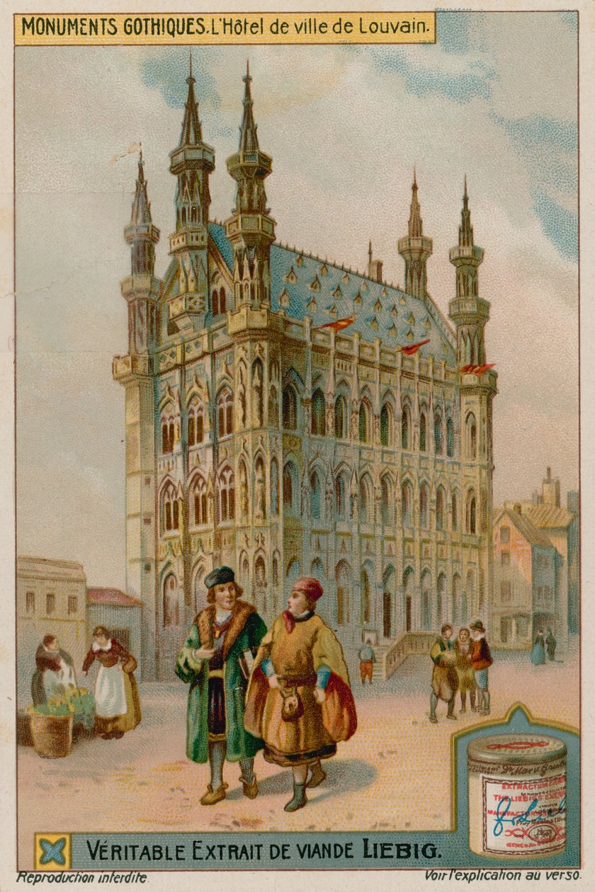 Rathaus von Löwen in Belgien von European School