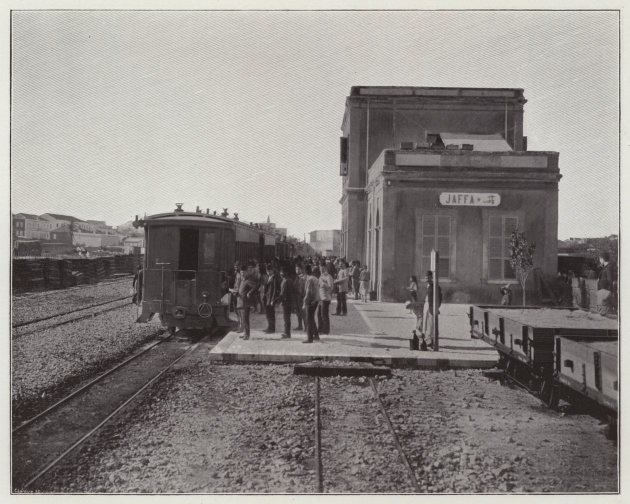 Jaffa, der Bahnhof (s/w Foto) von European Photographer