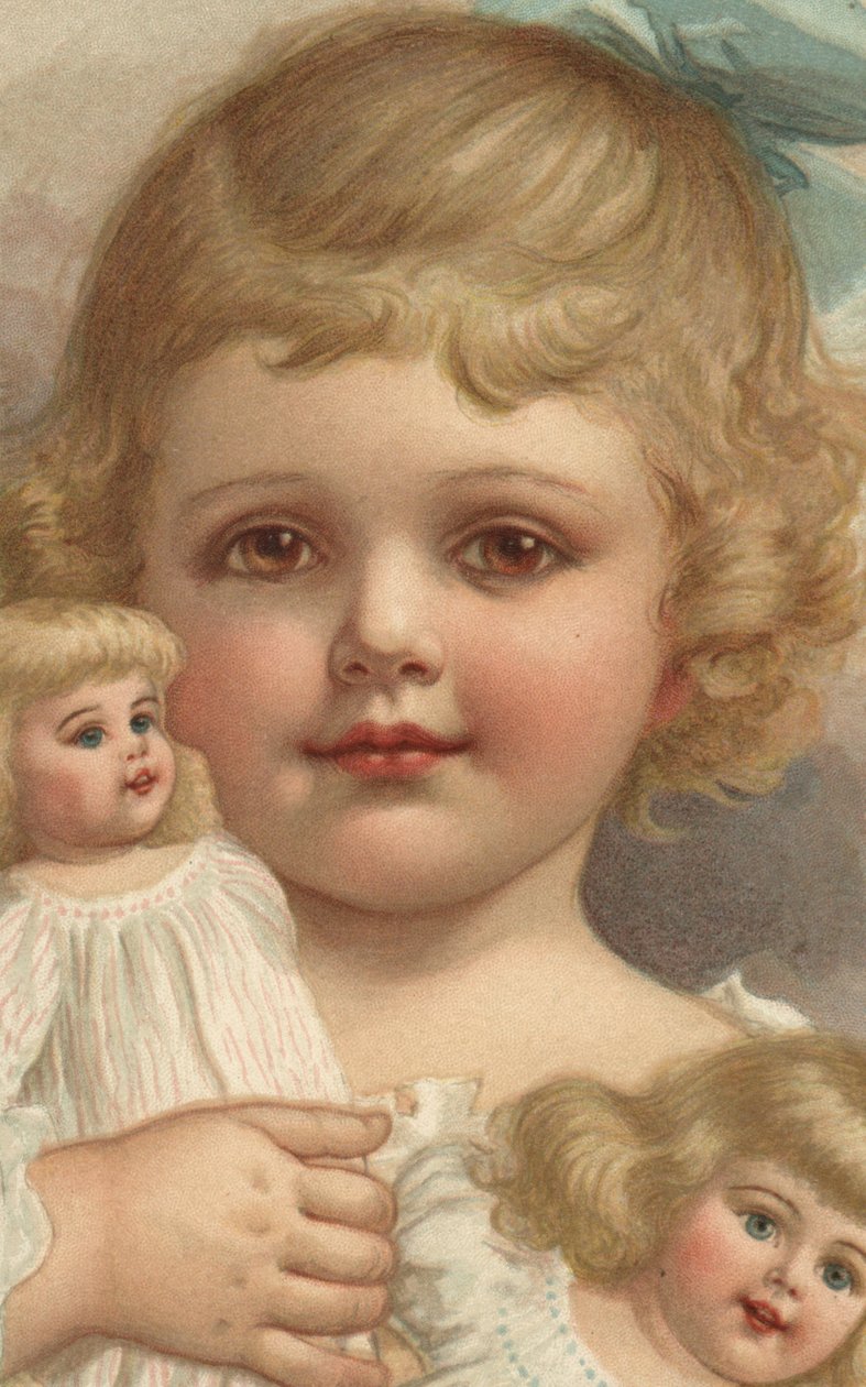 Mädchen mit Puppen von European School