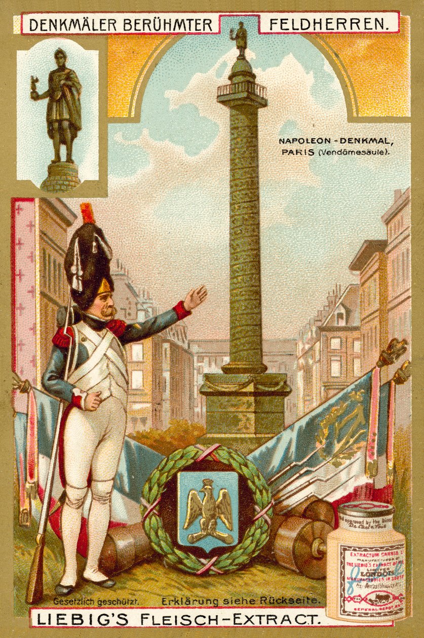 Vendôme-Säule, Denkmal für Napoleon, Paris von European School