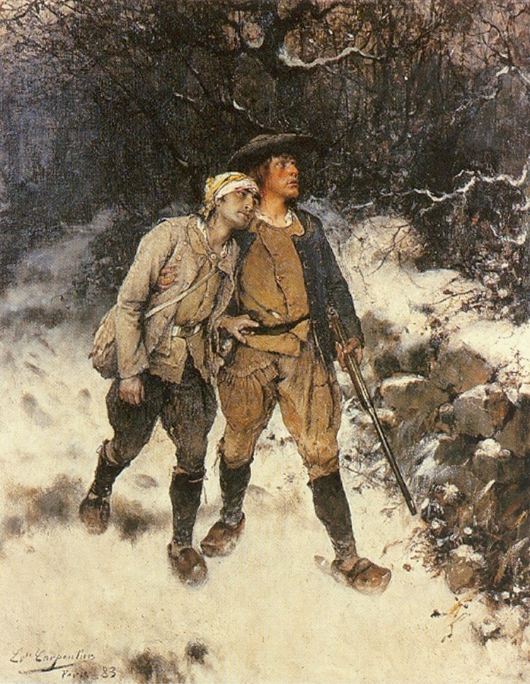 Chouans auf der Flucht von Evariste Carpentier