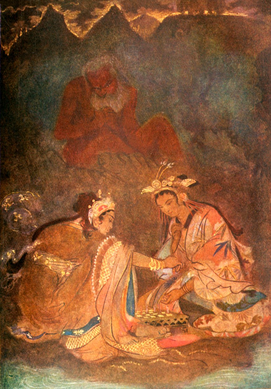 Visu auf dem Berg Fuji-yama, 1912 von Evelyn Paul