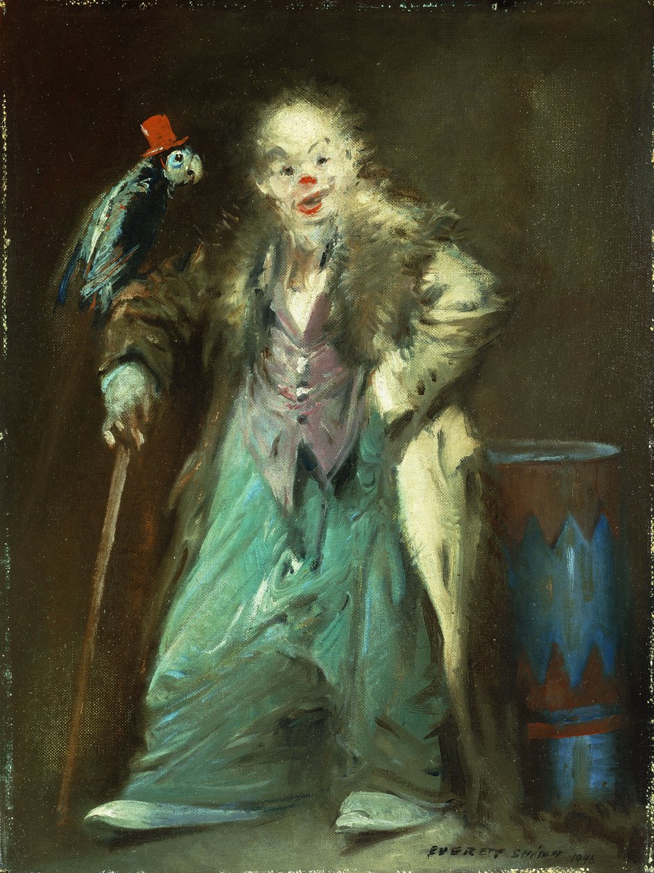 Pollys Clown von Everett Shinn