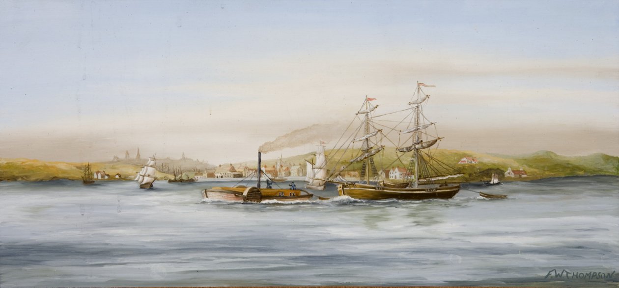 Meereslandschaft von F. W. Thompson