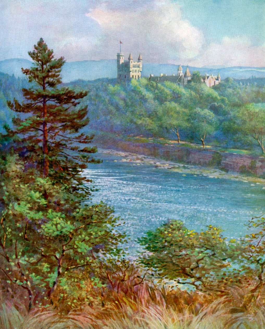 Balmoral Castle, Aberdeenshire, Schottland, 1924-1926 von F. C. Varley