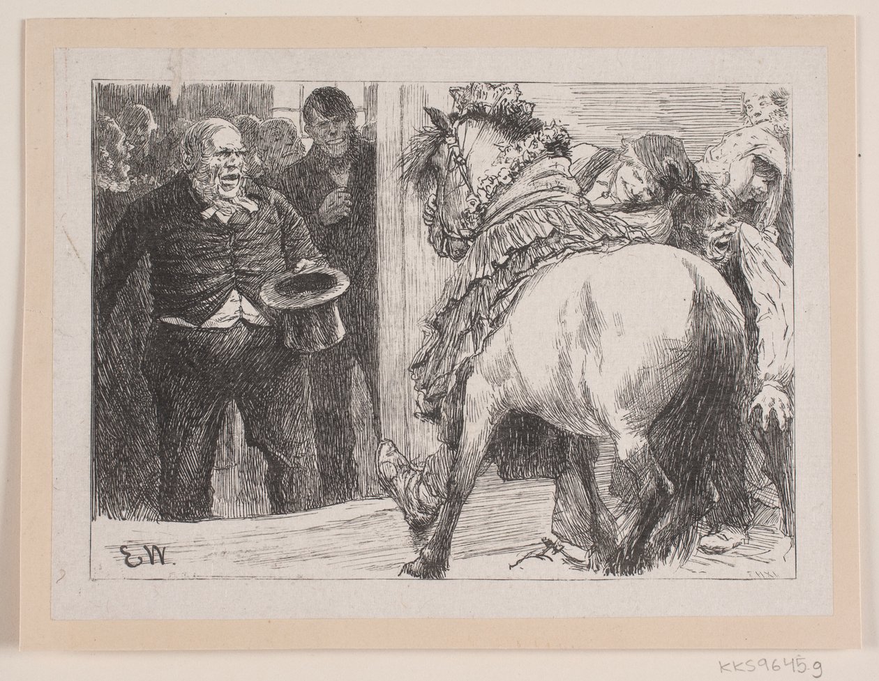 Illustration zu "Herremandsbruden" von F. Hendriksen