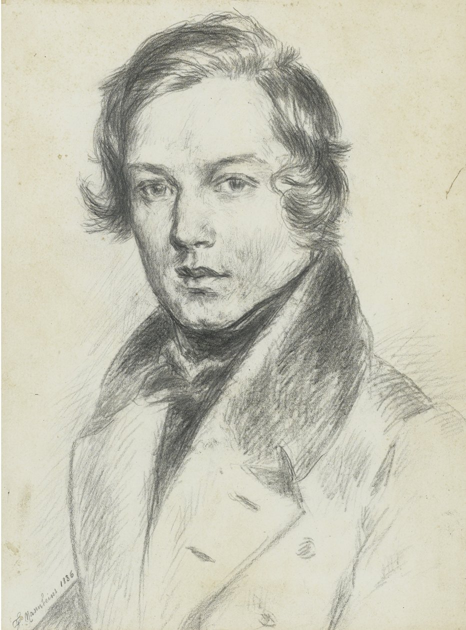 Robert Schumann 1810-1856, 1836 von F. Mannheim
