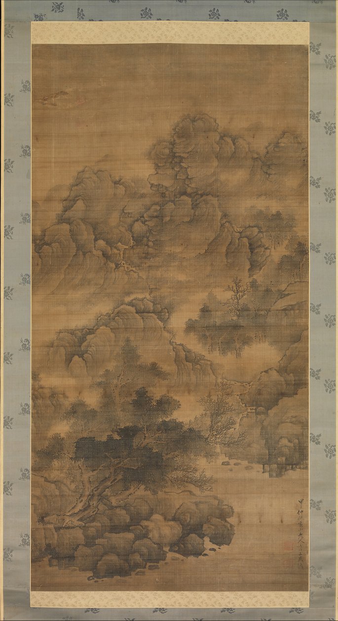 Wolkige Berge, 1684 von Fa Ruozhen