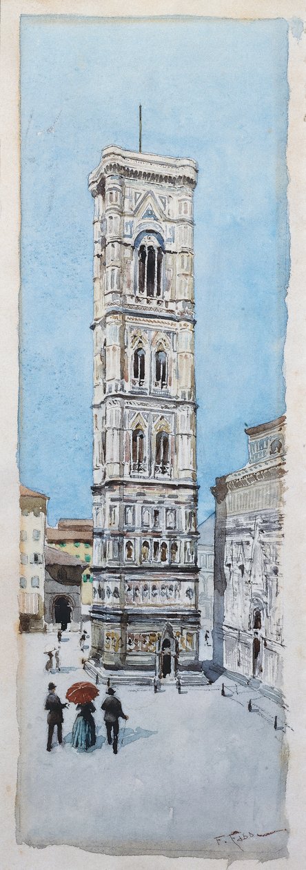 Spaziergang auf der Piazza Duomo in Florenz von Fabio Fabbi