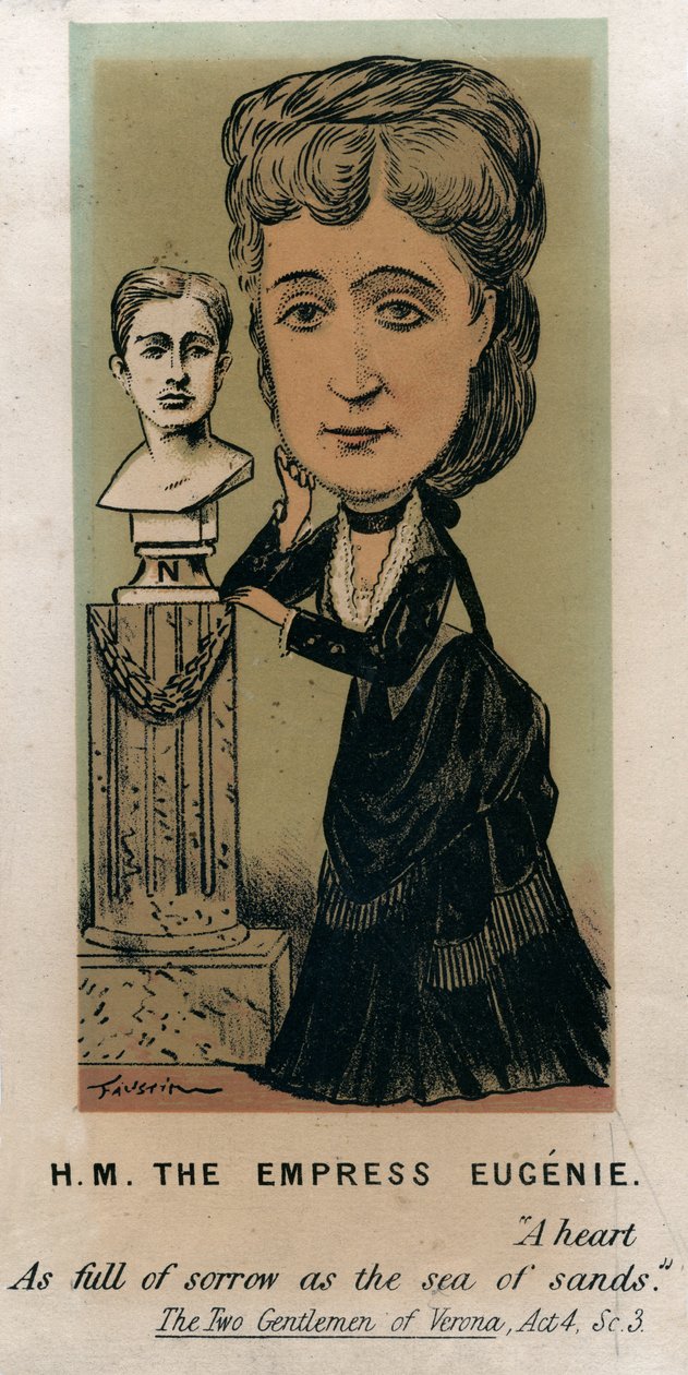 Ihre Majestät die Kaiserin Eugénie, um 1879 von Faustin