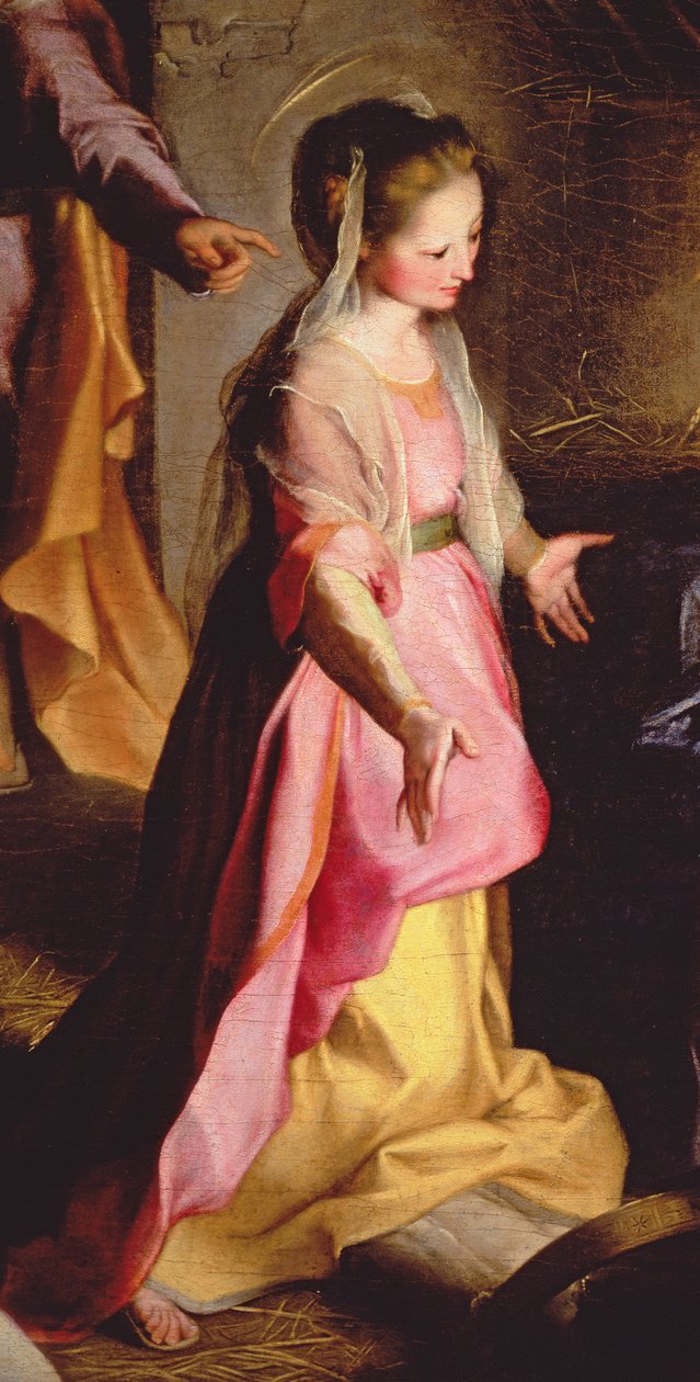 Die Anbetung des Kindes (Detail) von Federico Barocci