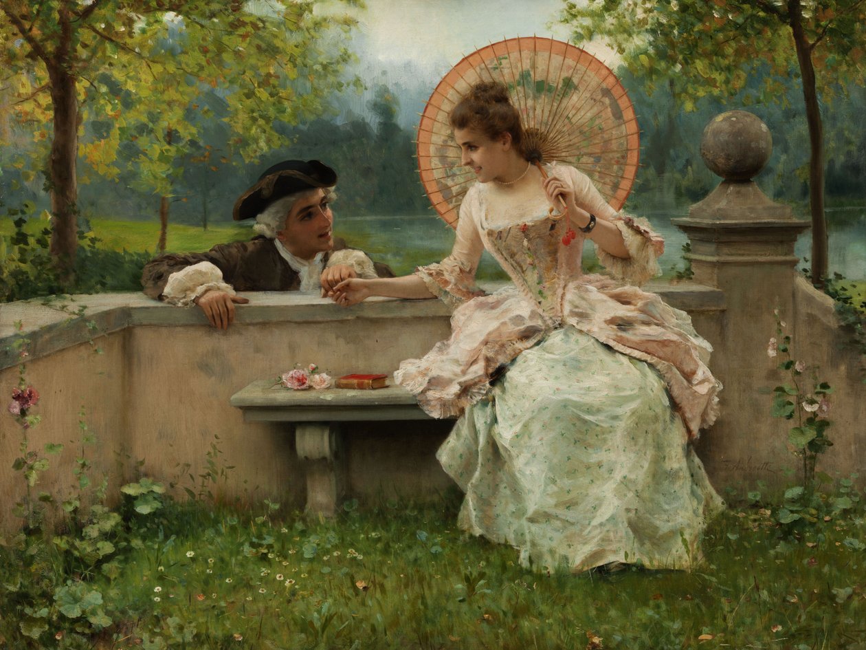 Ein verliebtes Gespräch im Park von Federico Andreotti