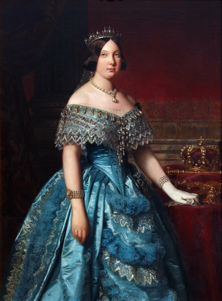Isabel II von Spanien von Federico de Madrazo y Kuntz