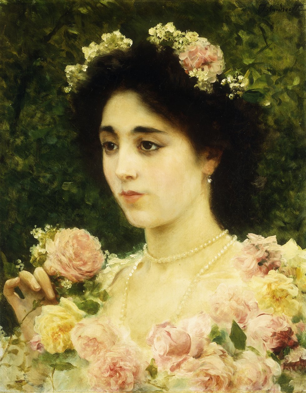 Die rosa Rose von Federigo Andreotti