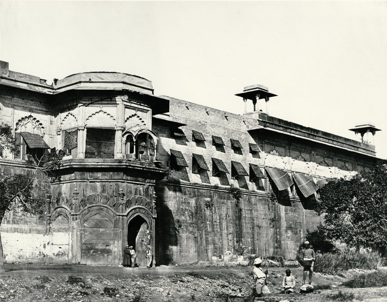 Palast, Delhi, um 1858 von Felice Beato