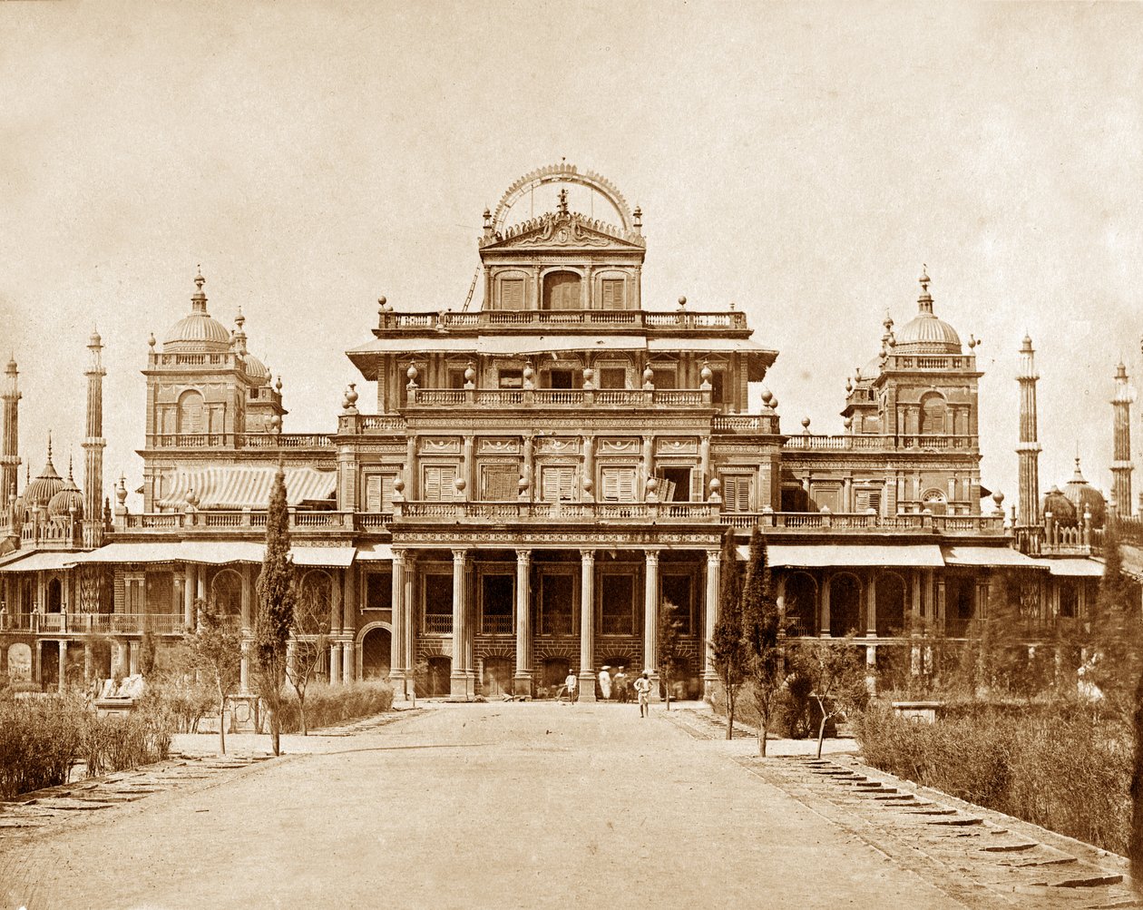 Der Königspalast im Kaiser Bagh, Lucknow von Felice Beato