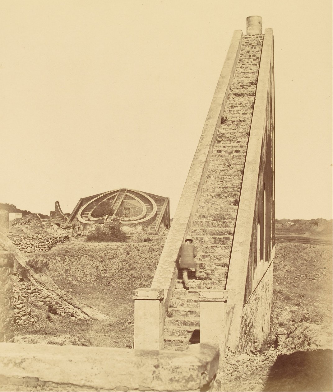 Altes Observatorium bei Delhi von Felice Beato