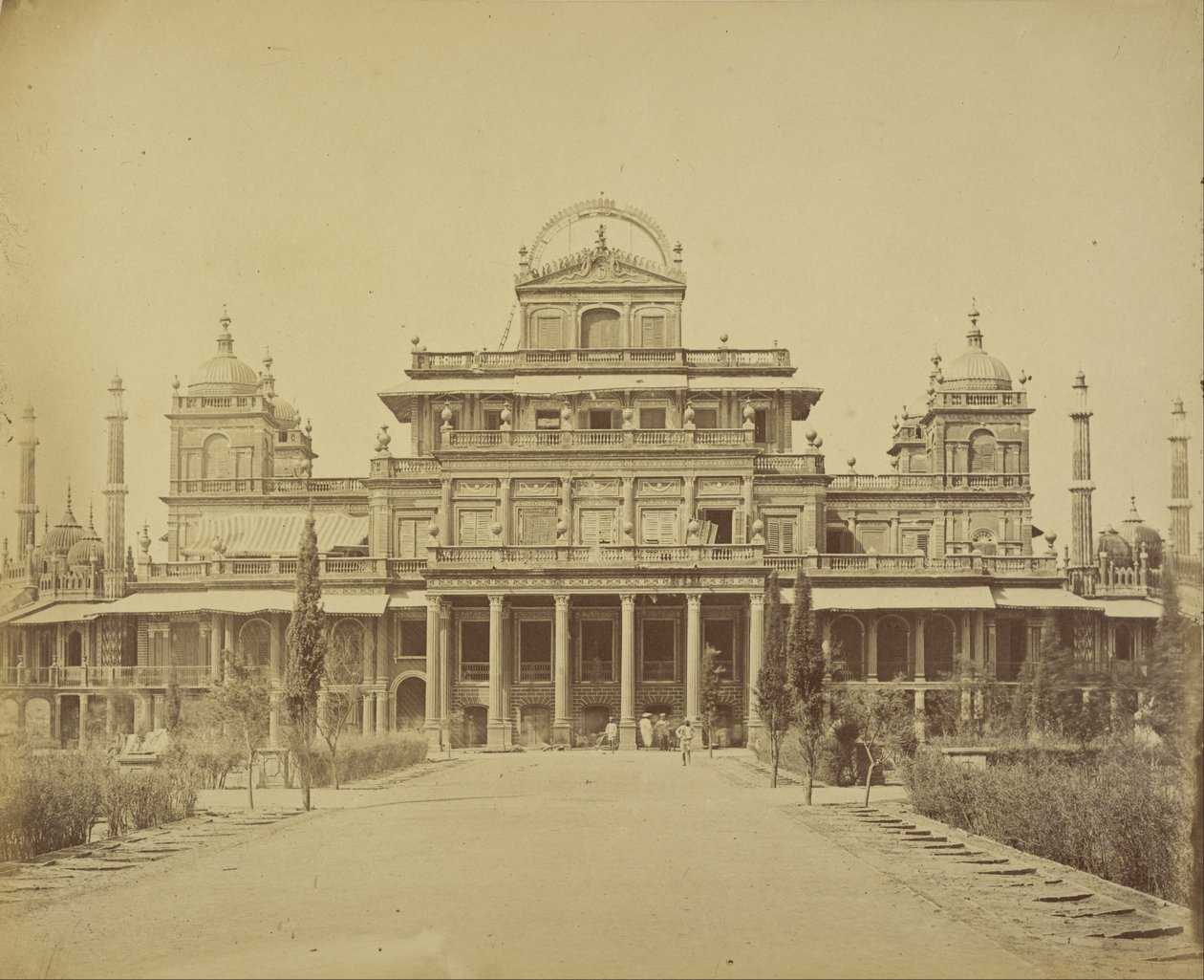 Der Königspalast im Kaiserbagh von Felice Beato