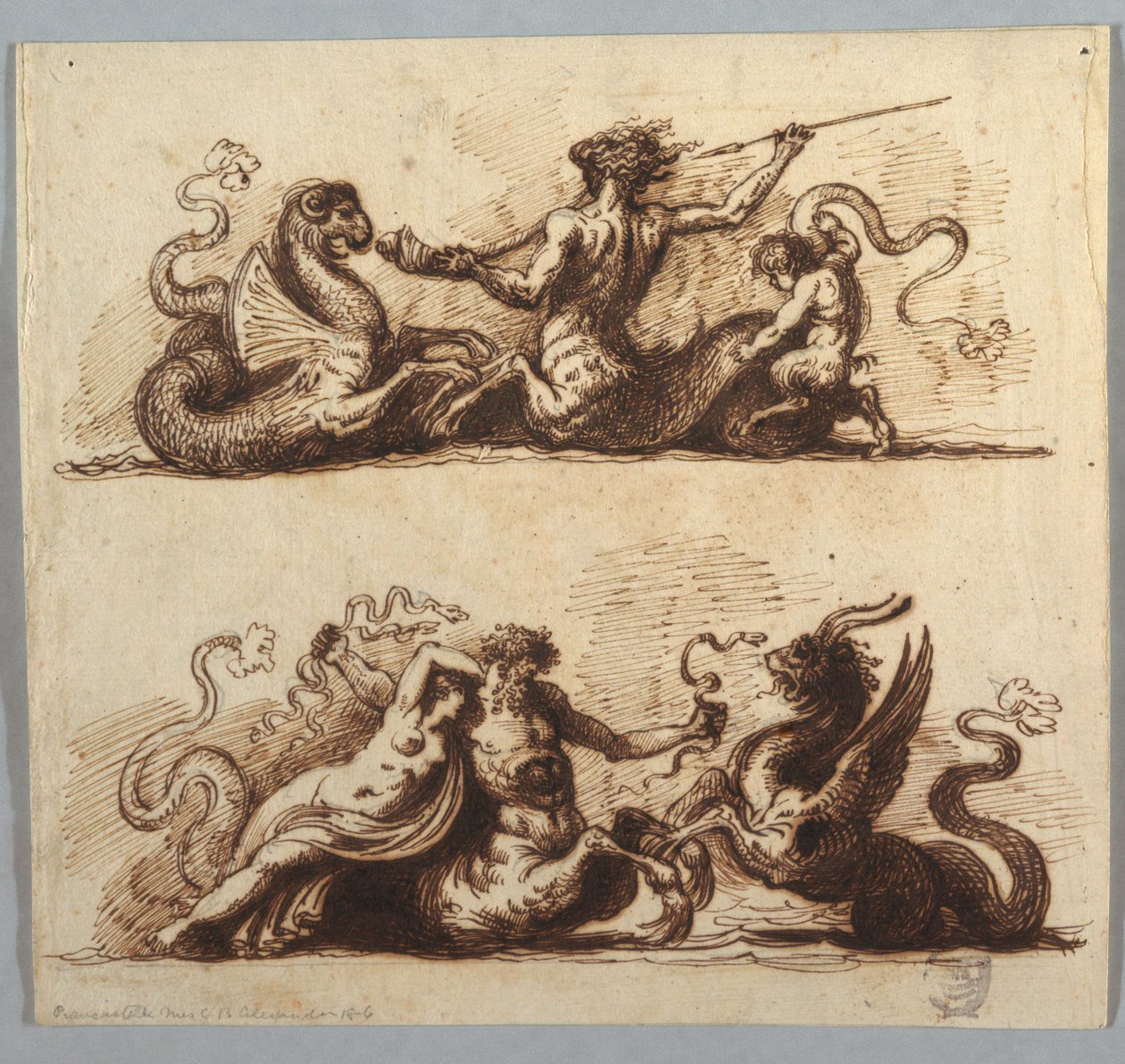 Bythos und Aphros von Felice Giani