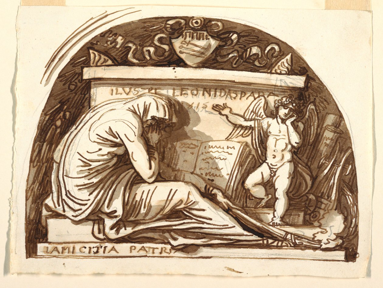 Grabdenkmal für Leonida Spada von Felice Giani