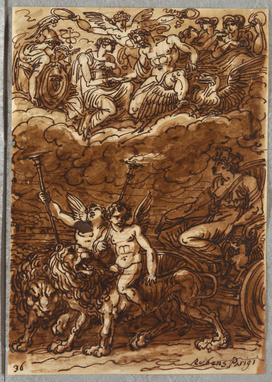 Die Hochzeit von Heinrich IV. von Felice Giani