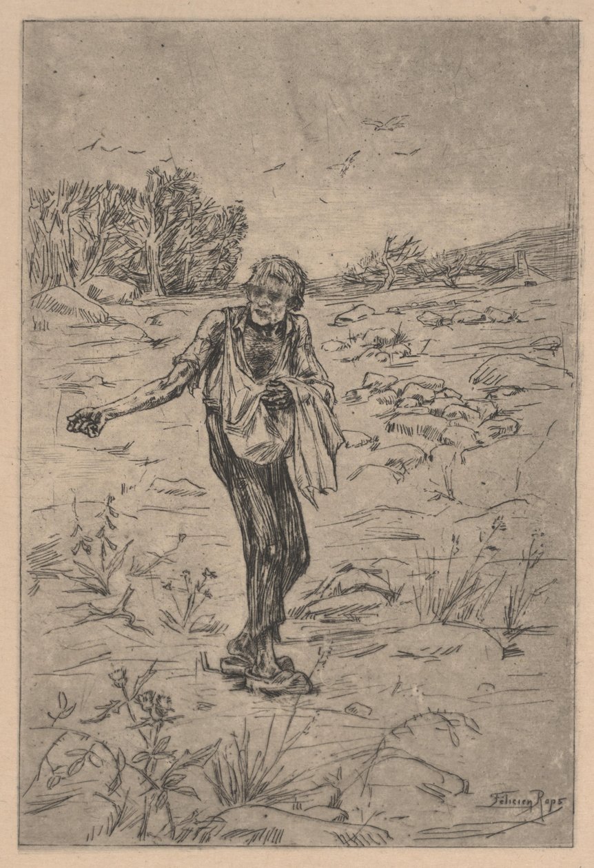 Der Sämann der Gleichnisse von Félicien Rops