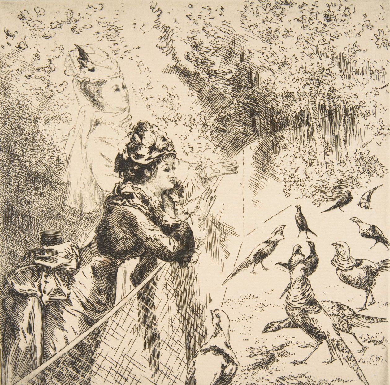 Im Zoologischen Garten von Felix Bracquemond